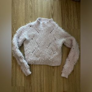 THICK LIGHT PURPLE SWEATER